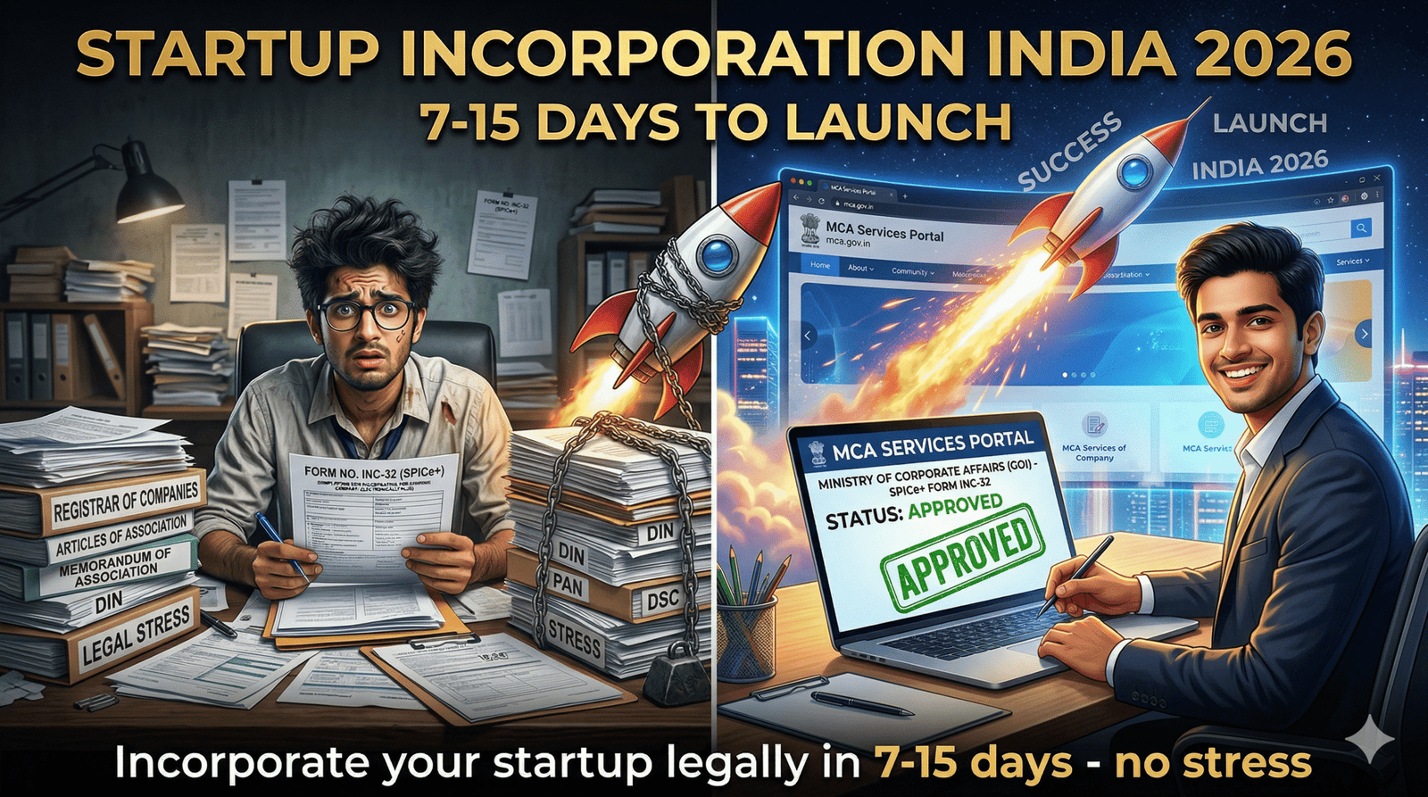 Startup Incorporation in India: Complete Legal Guide (2026)